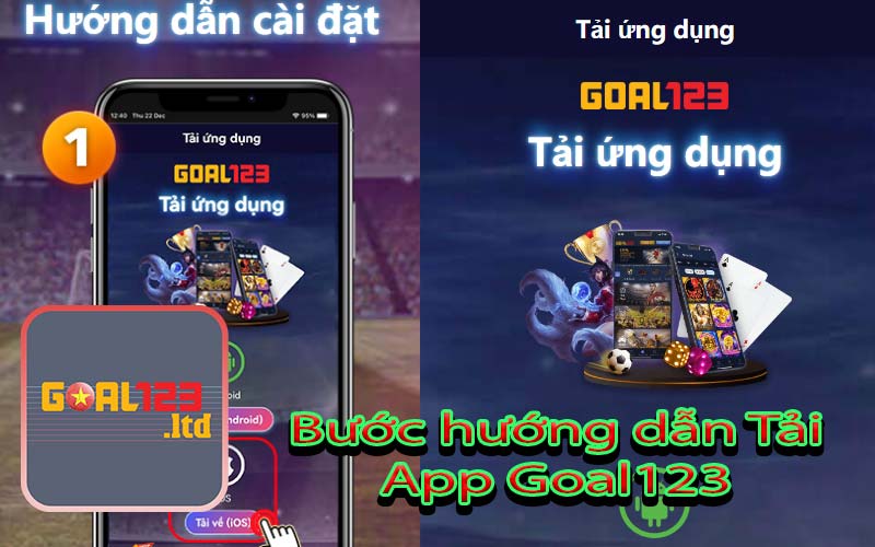 Bước hướng dẫn Tải App Goal123